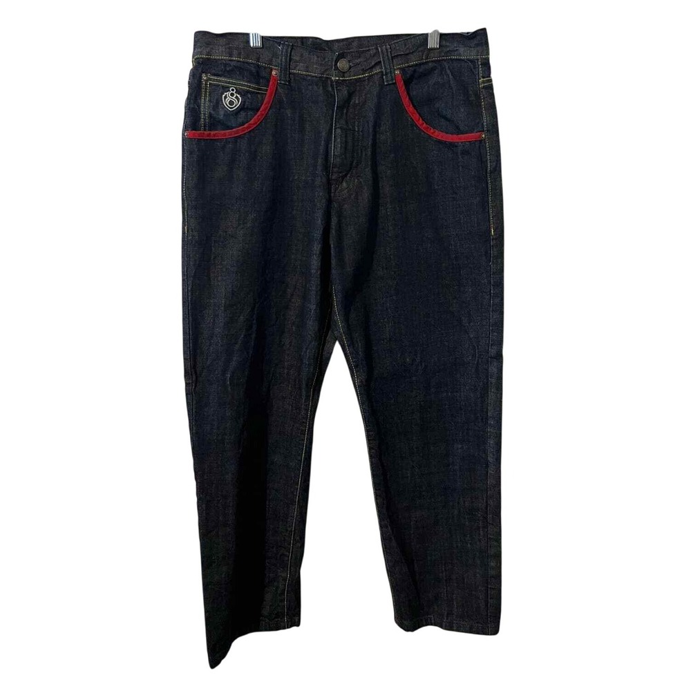 Eight 732 Classic Young Jeezy‎ Jeans Mens 38 Dark Wash Gangster Rap Streetwear